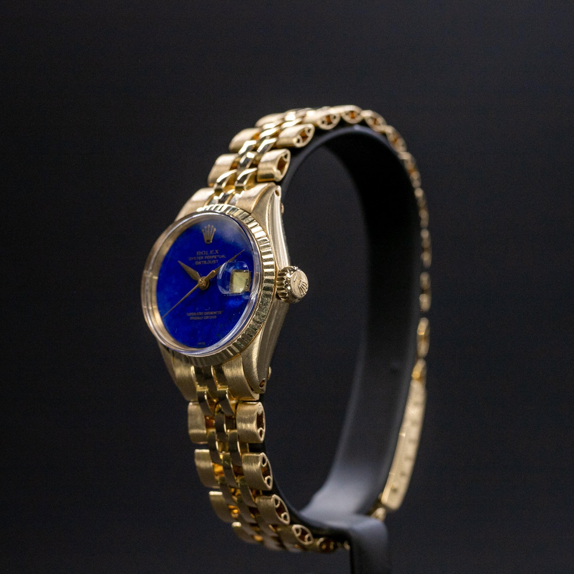 Rolex Datejust Lady en Or jaune Cadran Lapis Lazuli - L'Atelier du Temps
