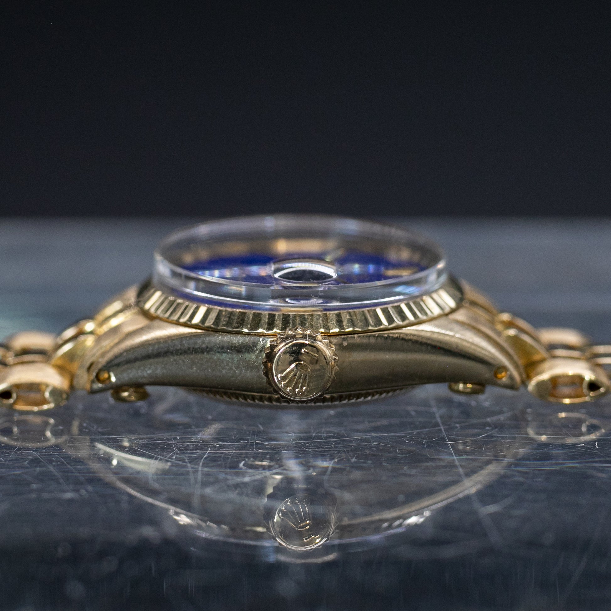 Rolex Datejust Lady en Or jaune Cadran Lapis Lazuli - L'Atelier du Temps