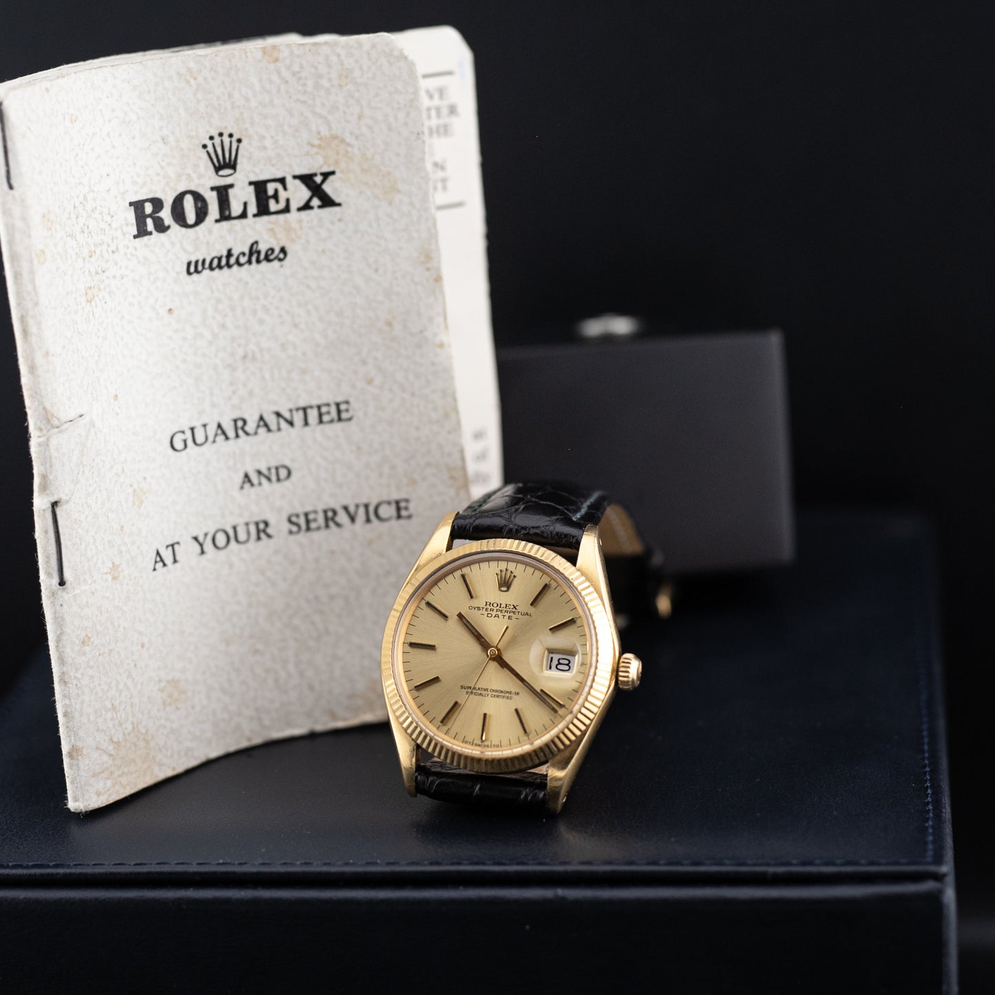 Rolex Date en Or jaune réf. 1503 Sigma Dial 18kt