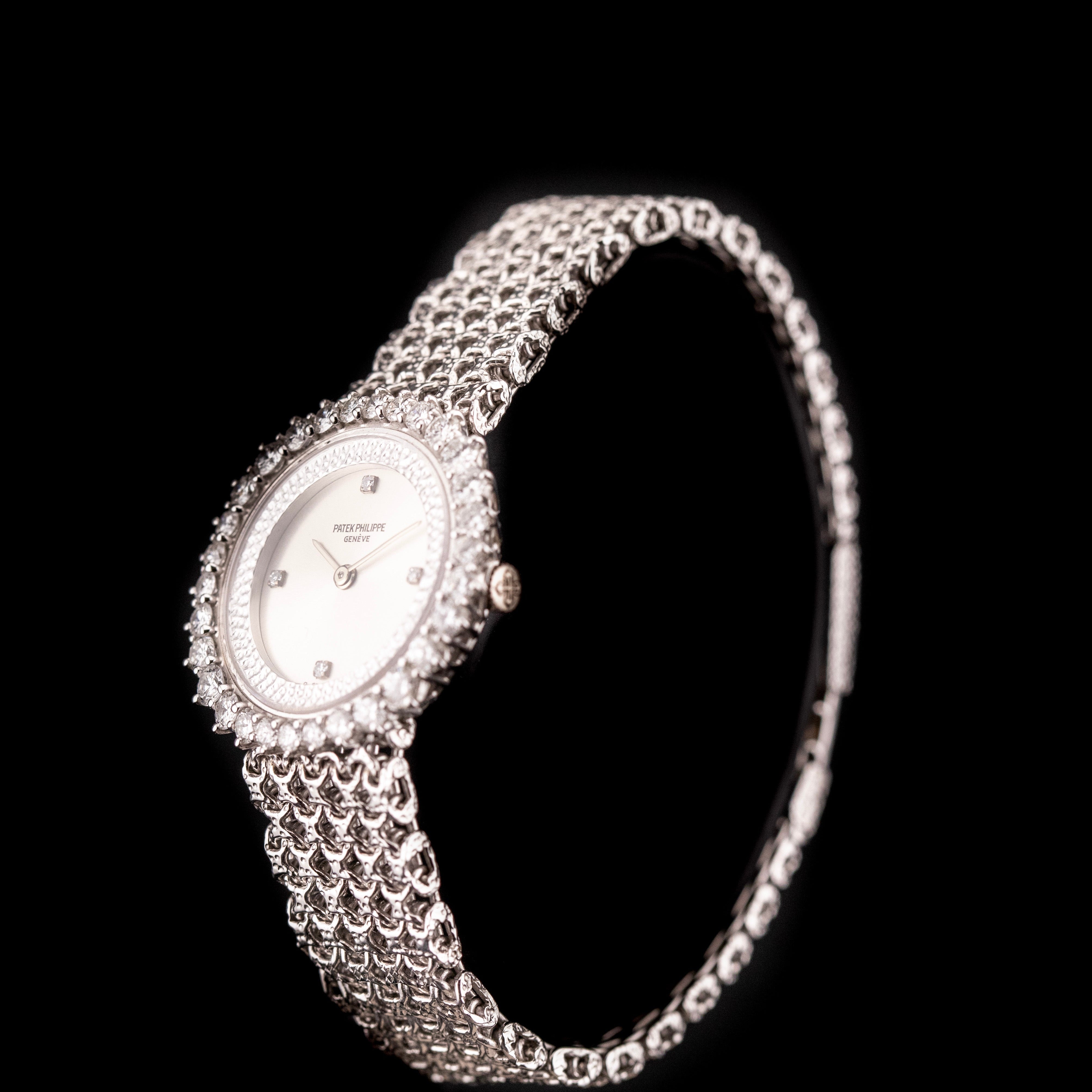 Patek Philippe 4123 « White gold » (1970's) – L'Atelier du Temps