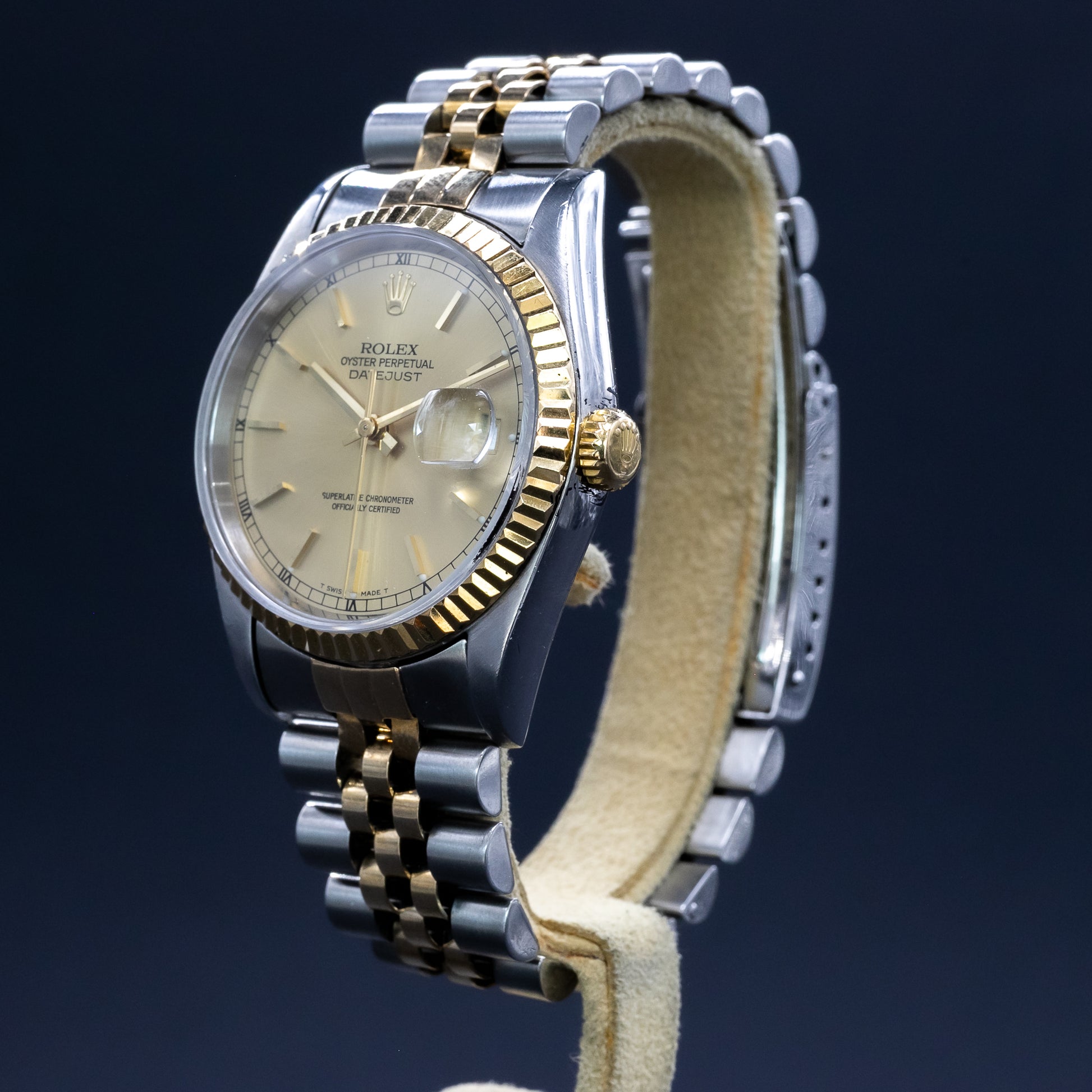 Rolex DateJust Or et Acier ref. 16233 - L'Atelier du Temps