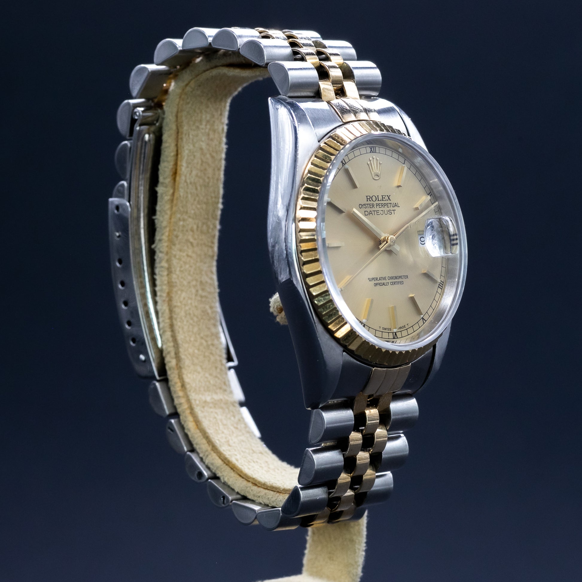 Rolex DateJust Or et Acier ref. 16233 - L'Atelier du Temps