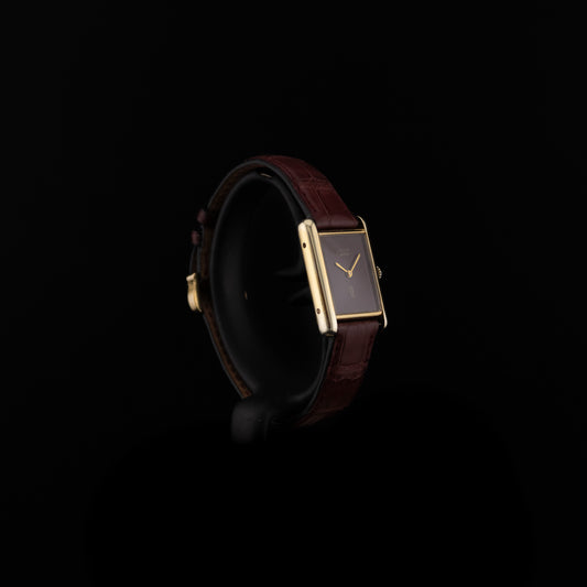 Cartier Must Tank «Burgundy» (1990’s)