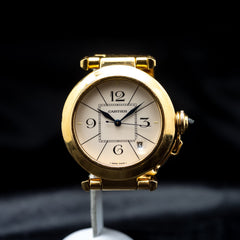 Cartier pasha or jaune - L'Atelier du Temps