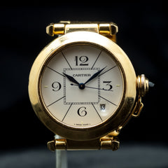 Cartier pasha or jaune - L'Atelier du Temps