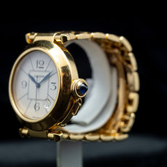 Cartier pasha or jaune - L'Atelier du Temps