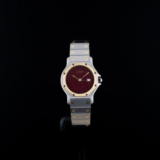Cartier Santos Octogonal «Burgundy» (1980’s)