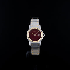 Cartier Santos Octogonal «Burgundy» (1980’s)