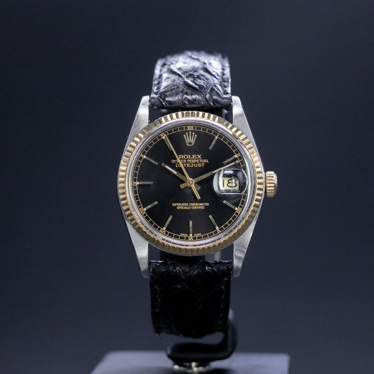 Rolex DateJust Or et Acier ref. 16013 - L'Atelier du Temps