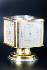 Pendulette Angélus Météo Plaqué Or - L'Atelier du Temps