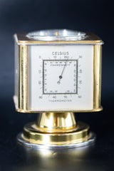 Pendulette Angélus Météo Plaqué Or - L'Atelier du Temps