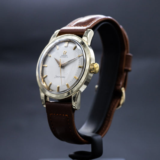 Omega Seamaster Bouclier Gold Filled - L'Atelier du Temps