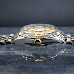 Rolex Datejust Or et Acier - L'Atelier du Temps