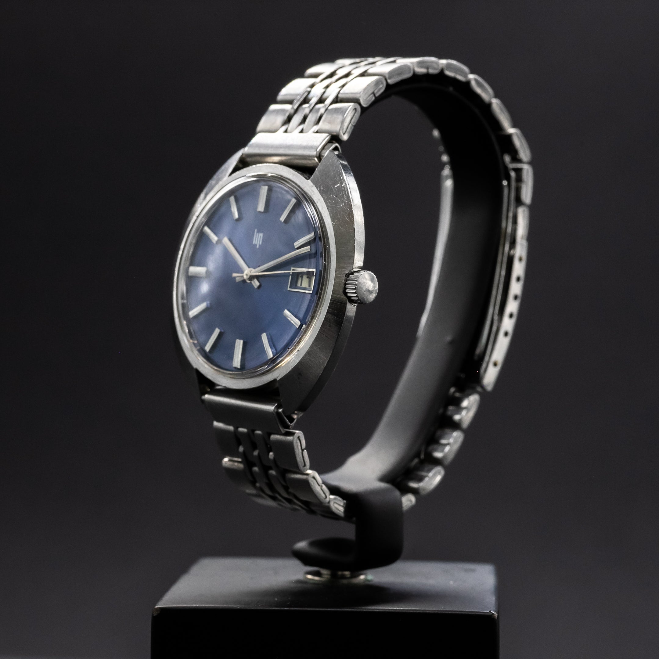 Montre LIP - Himalaya 29mm - Seconde Excentrée - Cuir Orange Montre LIP - Himalaya 29mm - Seconde Excentrée - Cuir Orange