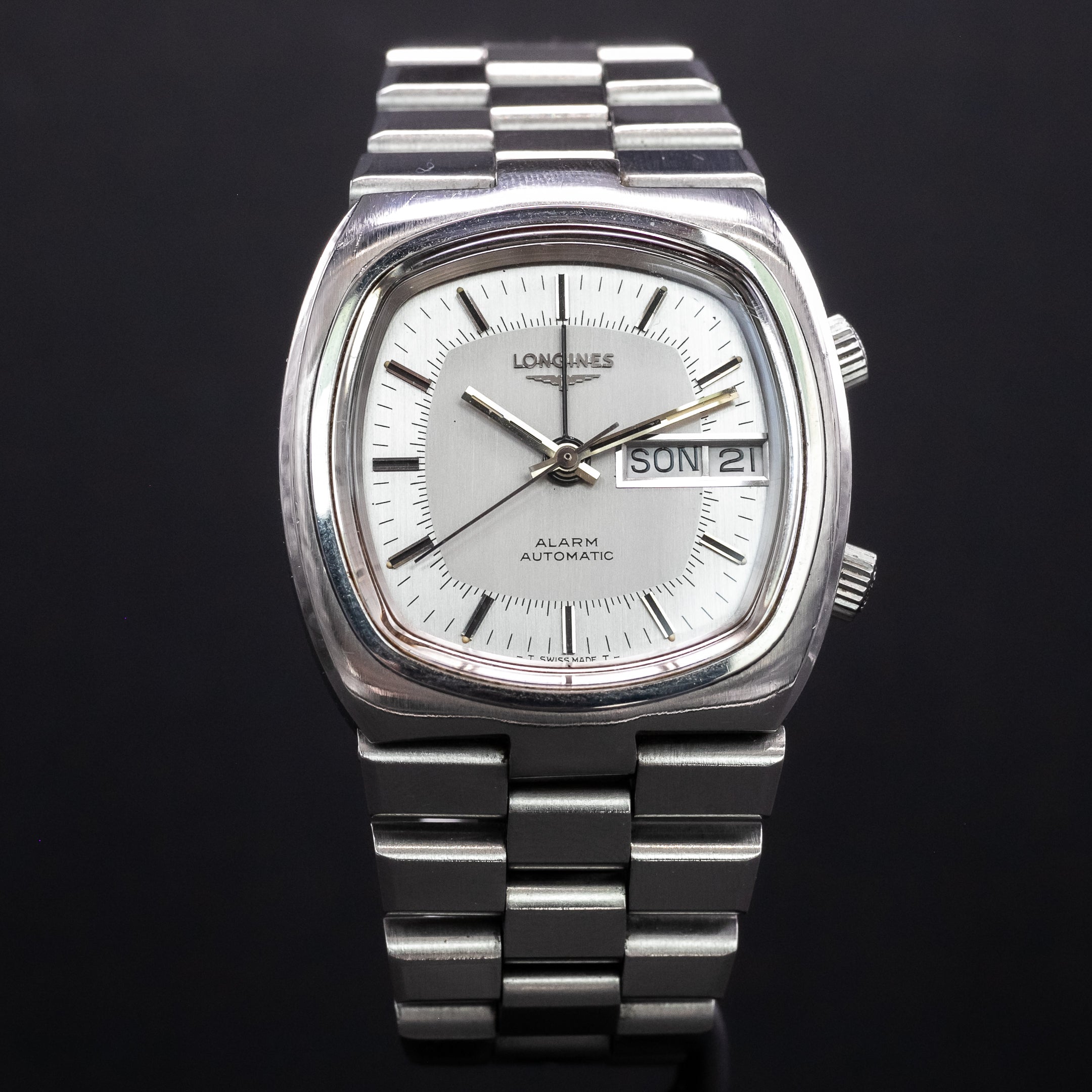 Longines Double Date Alarme - L'Atelier du Temps