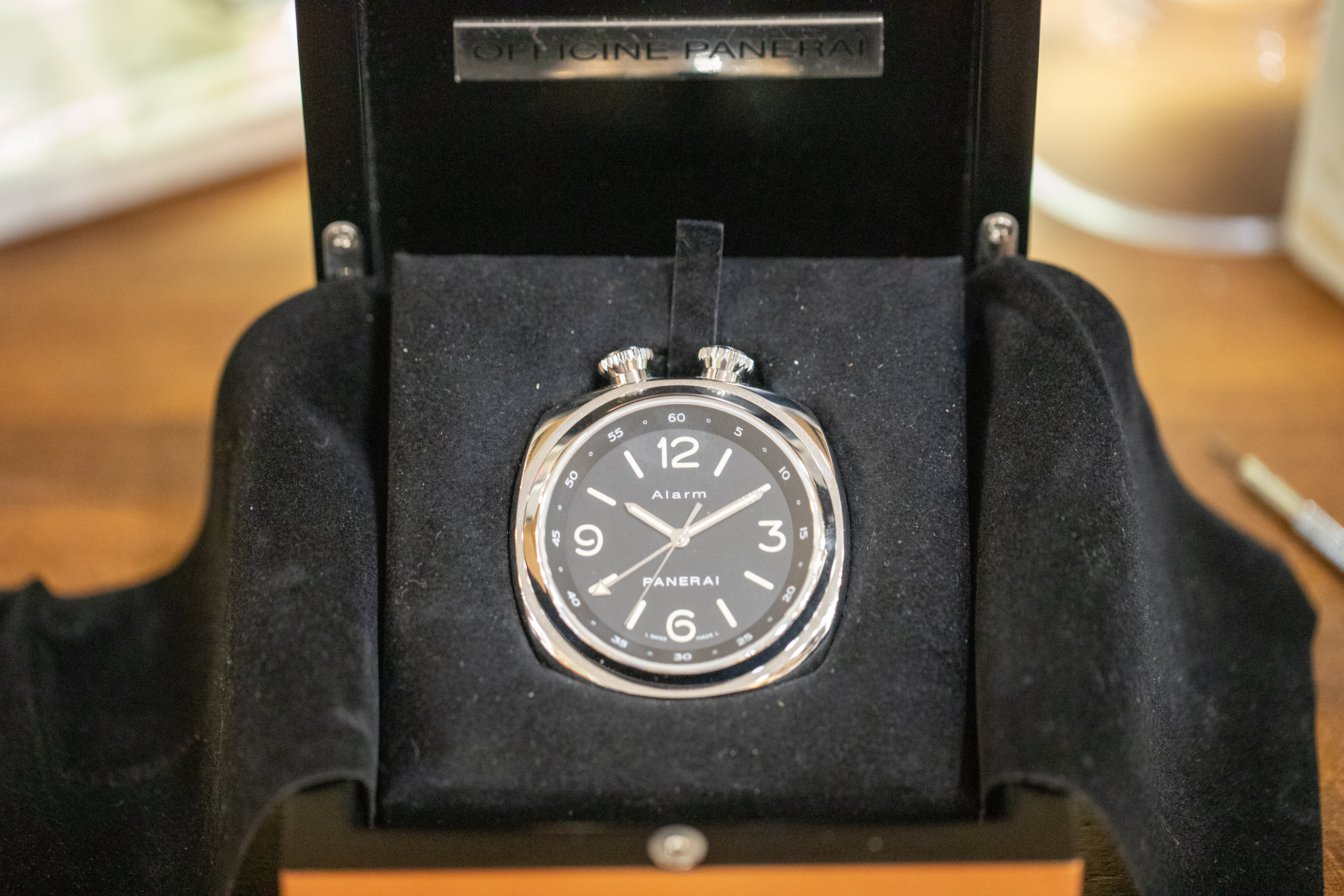 Pendulette Panerai Alarme - L'Atelier du Temps