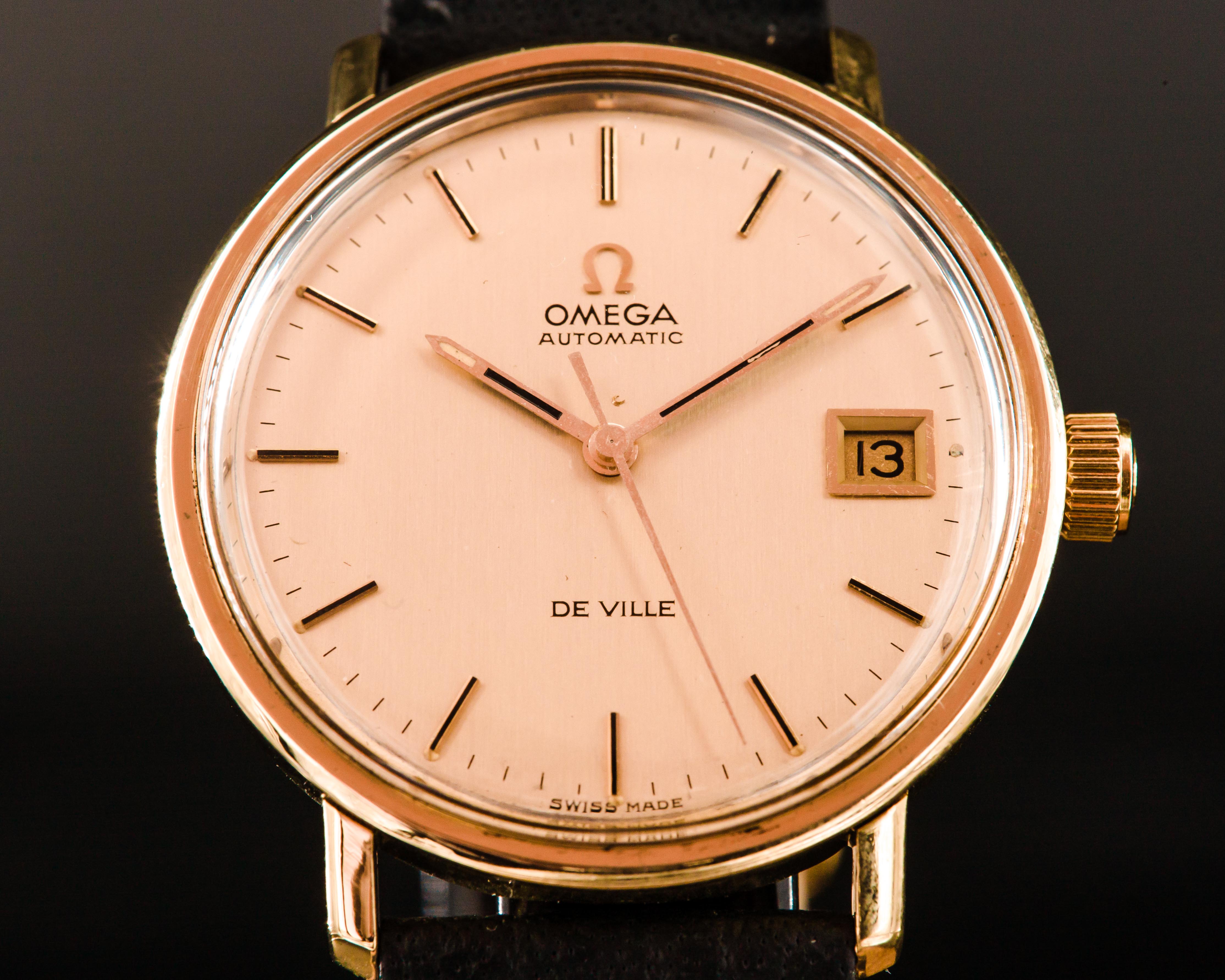 Omega Deville Date - Or Rose - L'Atelier du Temps