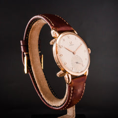 Omega Calatrava Petite seconde - plaqué Or Rose - L'Atelier du Temps