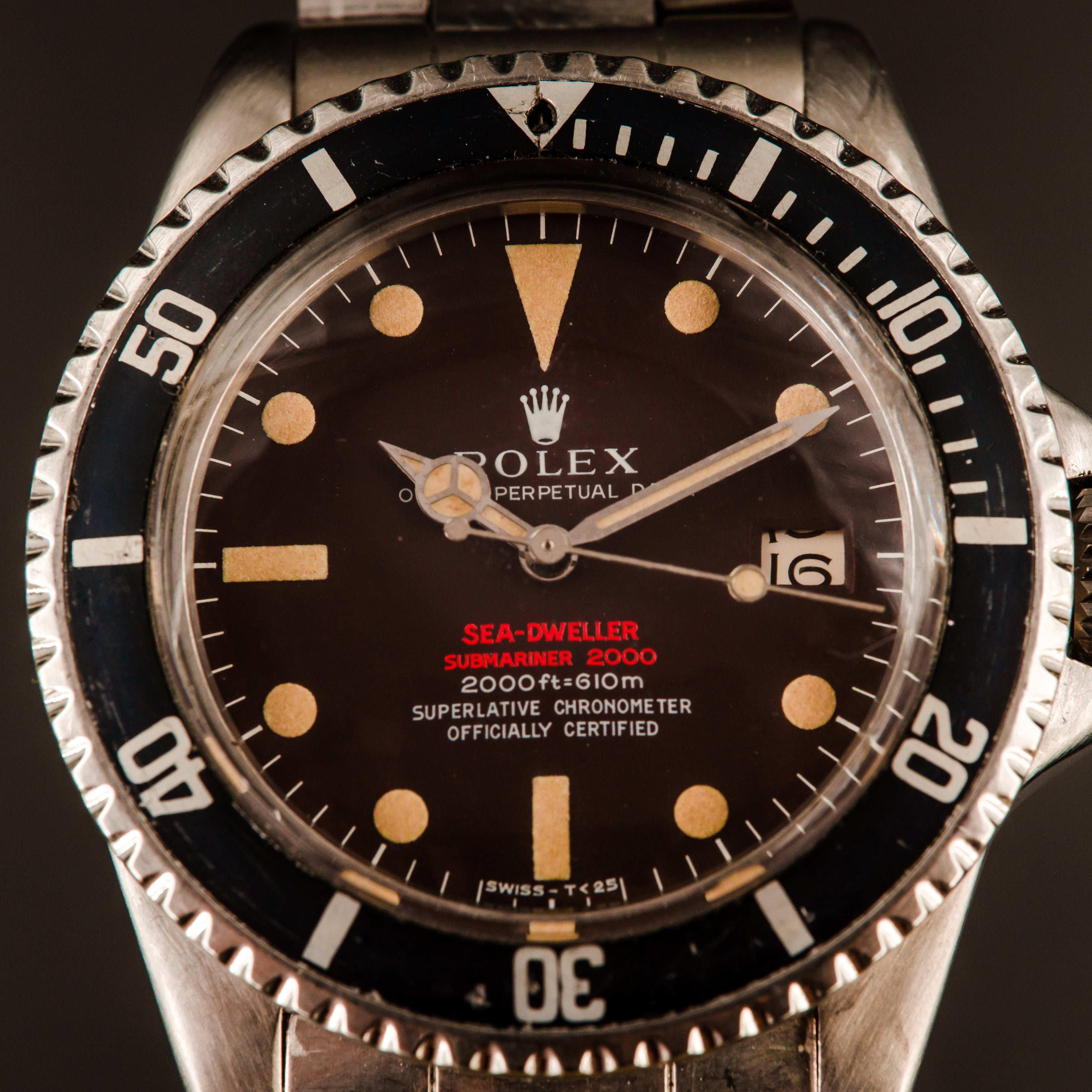 Rolex Sea-Dweller Double Red Cadran Tropical - L'Atelier du Temps