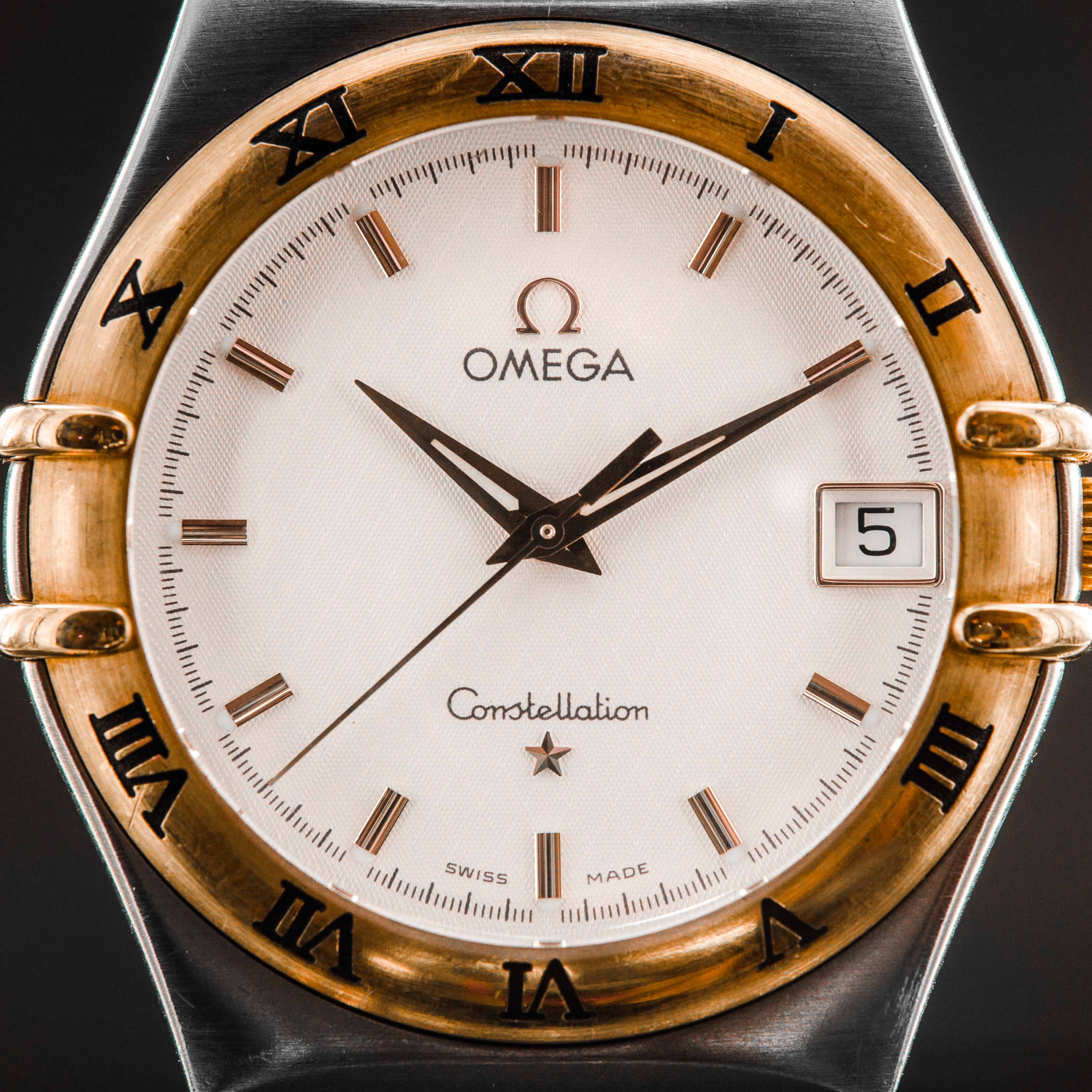 Omega Constellation Manhattan Date - Or & Acier - 1998 - L'Atelier du Temps