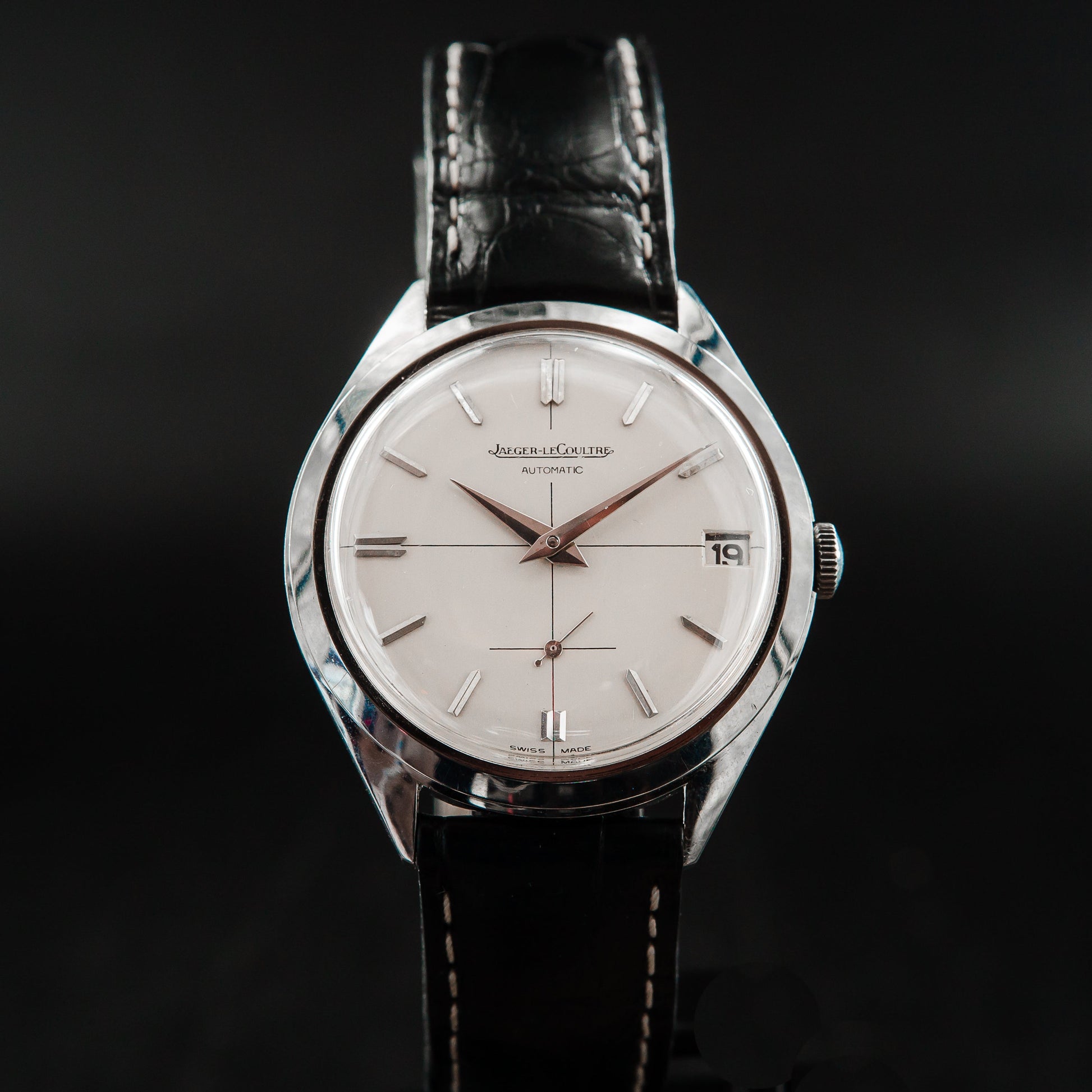 Jaeger LeCoultre Calatrava Bumper automatique & date roulette - L'Atelier du Temps