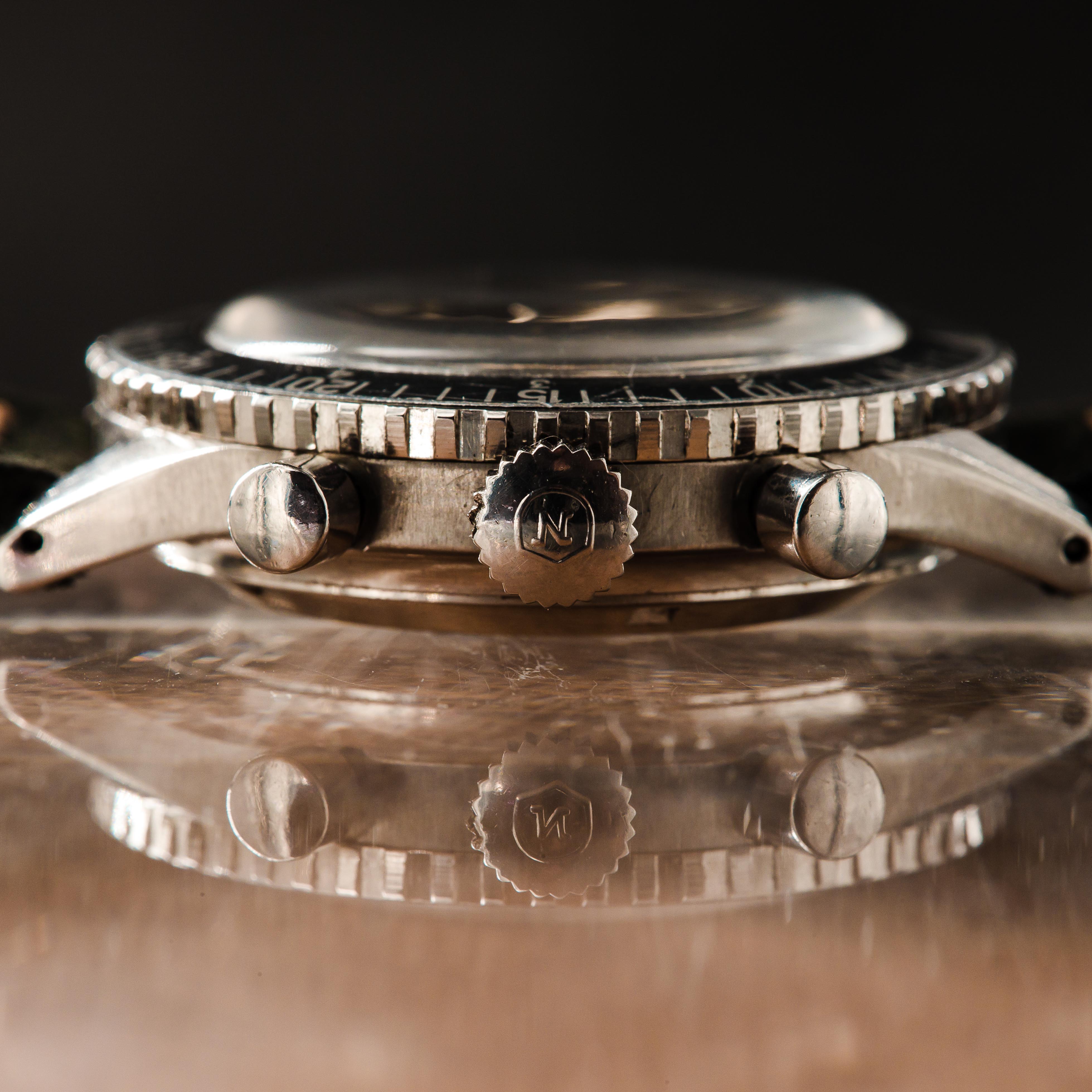 Nivada Grenchen Chronomaster Aviator Sea Diver - Valjoux 92 - L'Atelier du Temps