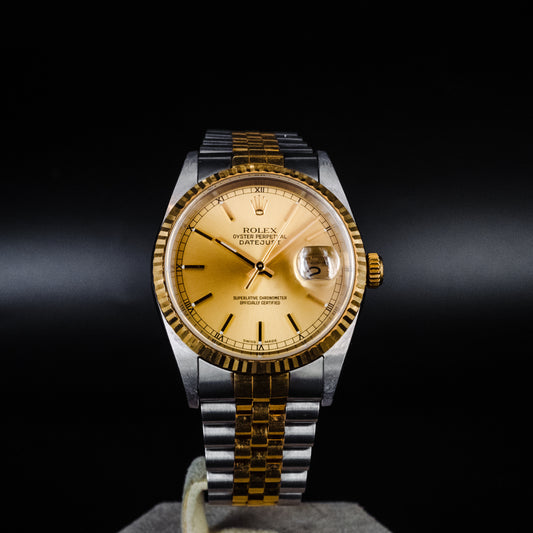 Rolex Datejust Or et acier - L'Atelier du Temps