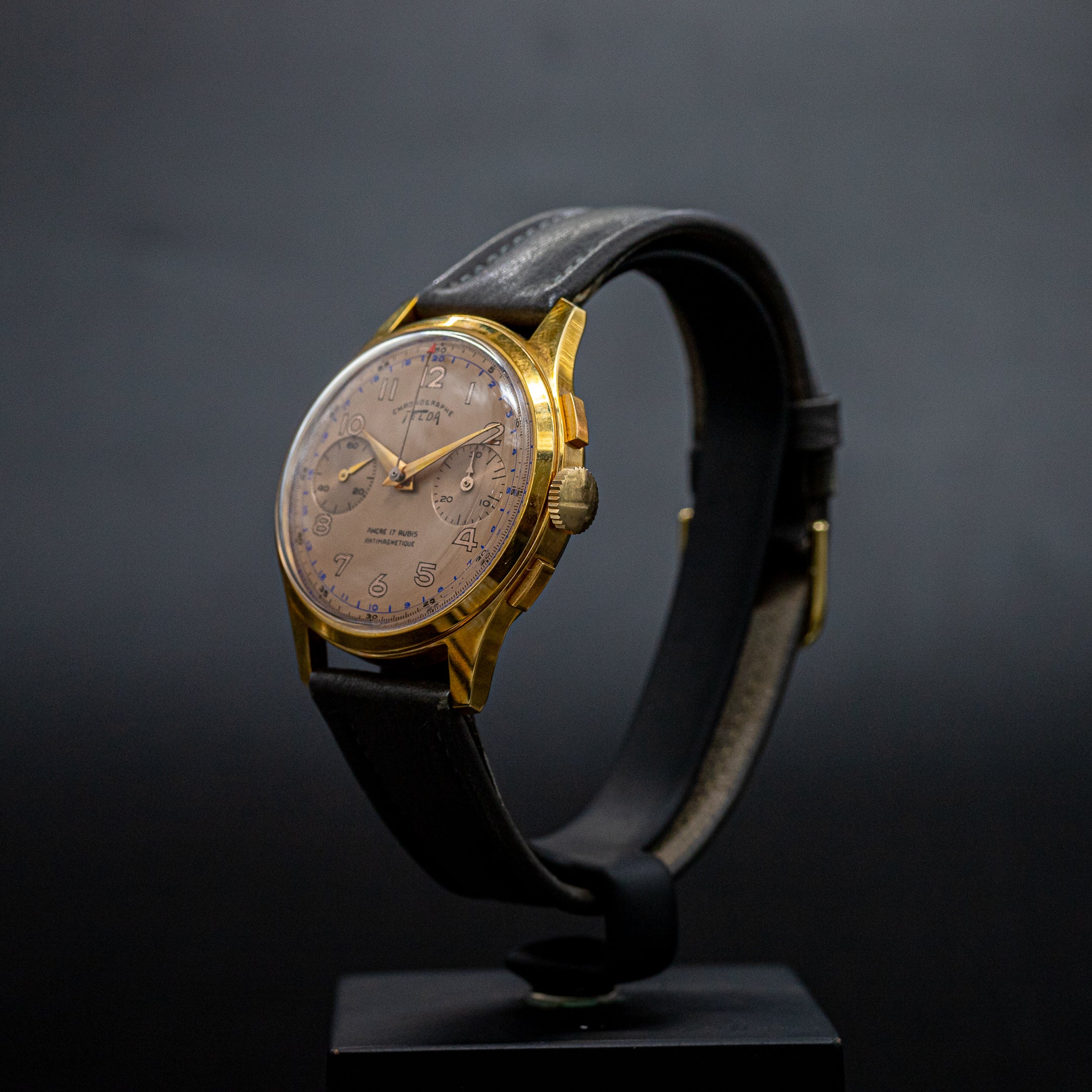 Telda chronographe Cadran Saumon - L'Atelier du Temps