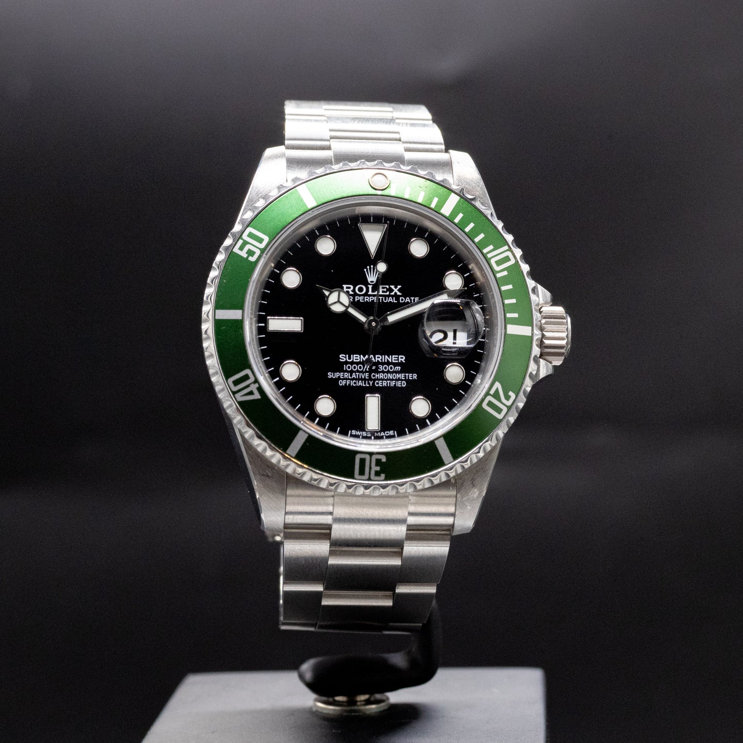 Rolex Submariner anniversaire "Kermit" - L'Atelier du Temps